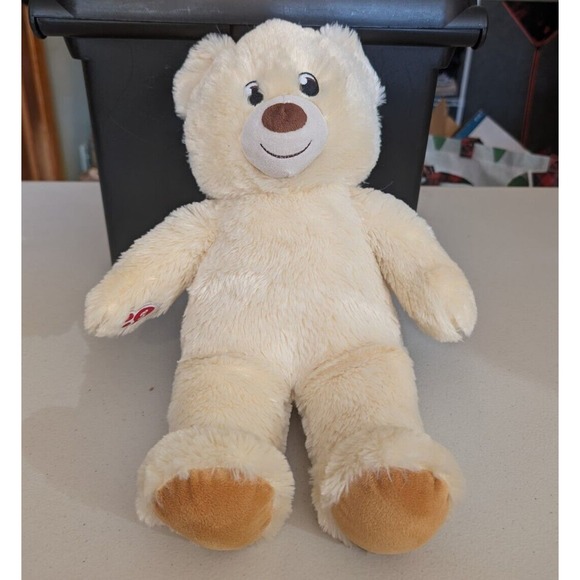 Cream/ Tan/Beige Build-A-Bear Bear Plush 2018 - Picture 1 of 3
